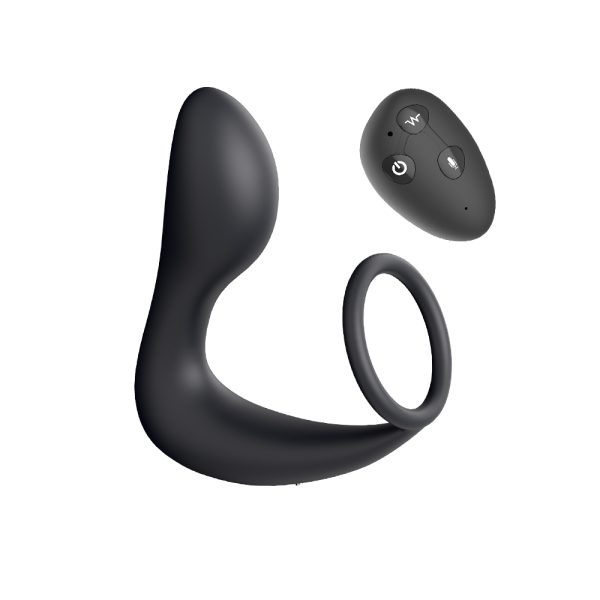 Remote Control Electic P-Massager with Cock Ring