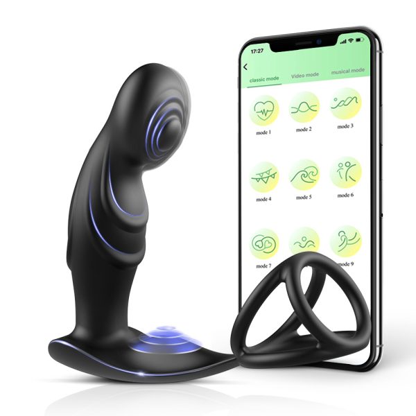 APP Control Prostate Massager with Cock Ring